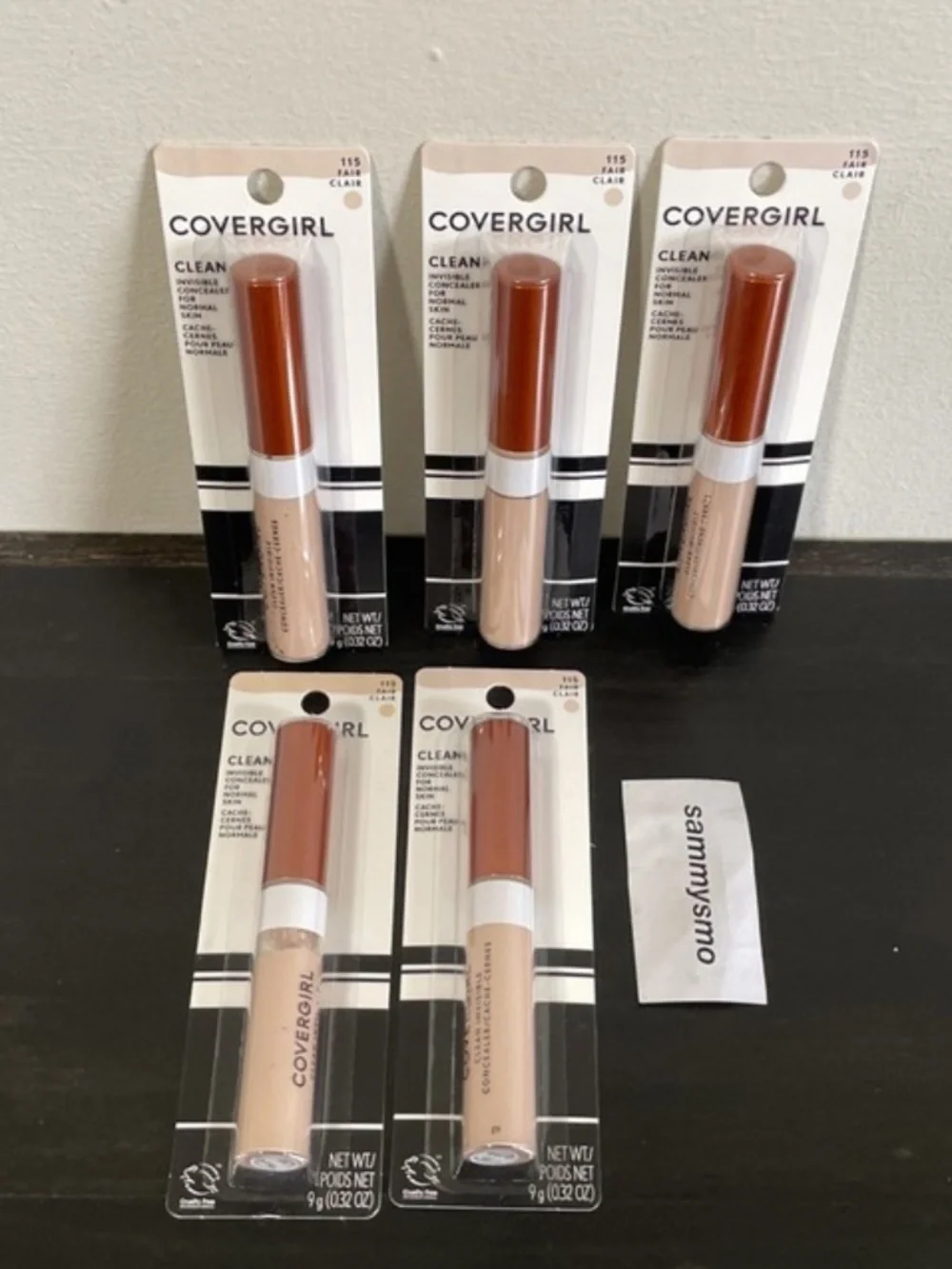 Covergirl Clean Invisible Concealer 115 FAIR x5